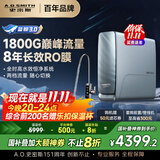 史密斯（A.O.SMITH）佳尼特蓝鲸净水机家用净水器厨房专用台下用直饮机一体机厨下8年RO膜京东自营 CR4200AE1 高水效