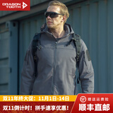 龙牙五代龙牙城市潜伏者软壳防风耐磨战术外套男士战术通勤夹克 格洛克灰 L 180/100A