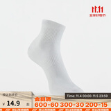 迪卡侬跑步袜吸汗透气速干薄款袜子运动袜短袜3双装5245478