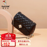啄木鸟（TUCANO）包包女款2025年单肩包小香风菱格链条斜挎包实用生日礼物送女友