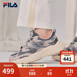 FILA斐乐女鞋跑步鞋情侣同款老爹鞋MARS火星鞋男鞋休闲运动鞋 【女款】烟灰/鸽子灰-FD 36