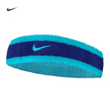 耐克（NIKE）运动吸导汗头带男女头箍跑步爬山擦汗束发带蓝绿色N0001544508OS
