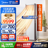 美的（Midea）中央空调 5匹柜式空调 商用柜机 一级能效 380V RFD-120LW/BSDN8Y-PA401(1)A 包5米铜管-京配