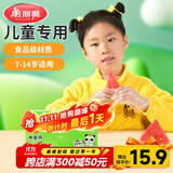 美丽雅儿童一次性手套食品级200只 加厚6-14岁小孩小朋友幼儿宝宝手套