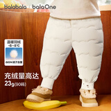 巴拉巴拉童装宝宝羽绒裤高腰护肚长裤男女童2025冬装保暖裤子208425108208