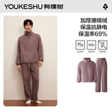 有棵树男士睡衣男珊瑚绒加厚加绒可外穿秋冬2025新款情侣家居服套装