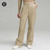 lululemon丨Utilitech™ 女士宽松剪裁中腰长裤 LW5GLXA 指南针卡其色 M