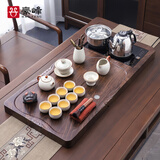 豪峰2025新款整套汝窑茶具套装家用实木茶盘一体烧水壶茶杯送伴手礼物