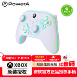 PowerA微软官方授权xbox游戏有线发光手柄 支持pc steam电脑xbox series刺客信条影双影奇境明末渊虚之羽