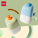 得力（deli）小恐龙自动进笔手摇卷笔刀削笔机/铅笔削笔器/削笔刀/转笔刀 儿童文具考试生日开学礼物绿色