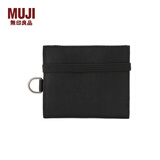 无印良品 聚酯纤维 旅游用钱包 零钱包 ZF0S105 黑色 NONE