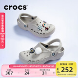 卡骆驰crocs洞洞鞋贝雅男鞋女鞋轻便耐磨一脚蹬拖鞋休闲鞋|10126 卵石色-2V3 36 /37(220mm)