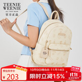 Teenie Weenie双肩包大容量满印背包TW小熊大学生书包开学季礼物