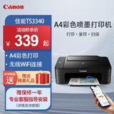 佳能（Canon）MG2541/70/TS3340彩色喷墨打印复印扫描一体机 A4自动双面手机WIFI无线打印机家用学生作业照片 TS3340【异地远程+手机WiFi+照片无边距】 套餐五：外置连供大