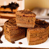 弗洛里安 黑巧蓝莓慕斯蛋糕 420g 蛋糕甜点生日冷冻即食巧克力动物奶油