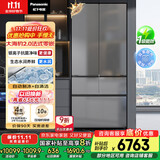 松下（Panasonic）【国家补贴20%】大海豹2.0冰箱法式多门515升家用零嵌入超薄电冰箱自动制冰一级能效NR-EE52BGA-S