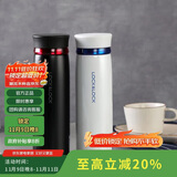 乐扣乐扣（LOCK&LOCK）菲特旋盖轻量保温杯商务情侣水杯子白蓝+黑红450ml*2情人节礼物