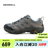 迈乐（Merrell）官方店男女款户外登山徒步鞋减震MOAB 3迈越者轻量防滑耐磨透气 J035896灰蓝（女） 38