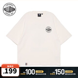 帕拉丁（PALLADIUM）【敖瑞鹏同款】运动T恤短袖纯棉t恤半袖男女情侣 178011&109647 178011-232-香草冰色 M