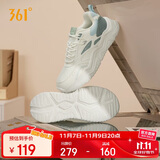 361°运动鞋女冬季革面厚底增高休闲通勤老爹跑步鞋子女682446727-1