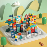 费乐（FEELO）兼容乐高大颗粒儿童拼装积木玩具男女孩新年礼物生日休闲吧1653袋