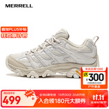 迈乐（Merrell）官方店男女款户外登山徒步鞋减震MOAB 3迈越者轻量防滑耐磨透气 J037522浅米白（女款） 38