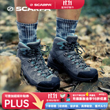SCARPA思嘉帕户外鞋登山鞋冈仁波齐专业防水防滑耐磨高帮穿越版徒步鞋 女款-钛灰拼蓝色大一码拍 39.5