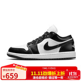 耐克NIKE休闲鞋男女熊猫AJ 1乔丹JORDAN 1运动鞋DC0774-101黑白36.5