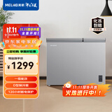 美菱（MeiLing）221升双温冷柜星沙银外观一级能效节D型管制冷断电保温节能低音BCD-221DT【专】