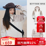 骆驼（CAMEL）三防羽绒冲锋衣三合一防油污防水轻便滑雪服女[飚燃] A23CA3a1098