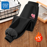真维斯女童加绒裤子秋冬一体绒卫裤女孩冬季保暖运动裤儿童冬装休闲长裤