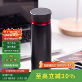 乐扣乐扣（LOCK&LOCK）菲特旋转盖轻量杯保温杯学生商务水杯450ml黑红 LHC4131BKR
