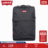 Levi's【商场同款】李维斯秋季男士双肩背包黑色时尚简约潮流 黑色 OS