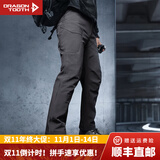 龙牙【张译同款】二代逆锋软壳裤加强版男防风裤加厚抓绒户外保暖裤子 谍影灰 32 175/84B（高175重146-165）