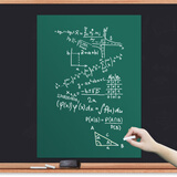 AUCS黑板磁性贴60*80cm学校家用板书教学教师专用粉笔墙贴幼儿小学生磁吸磁力冰箱贴可移除不伤墙 绿色