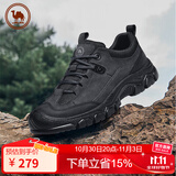 骆驼 运动鞋男休闲户外徒步登山鞋抓地厚底减震 P14A379617 黑色 40 