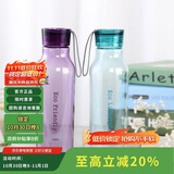 乐扣乐扣（LOCK&LOCK）ECO户外运动水杯户外便携塑料水壶男女杯子两件套（550ml*2） 