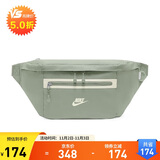 耐克（NIKE）男女腰包 单肩包斜挎包胸包休闲包DN2556-370 地平线绿