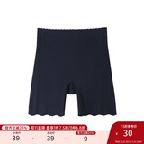 纤莉秀大码女装防走光不卷边安全裤丝滑轻薄无痕裸感打底裤秋新款1730 黑色 3XL