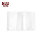 无印良品（MUJI） PP便携薄型透明文件夹 E7S6400 透明 Ａ4/20个文件袋