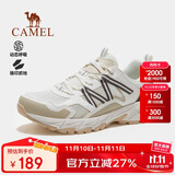 骆驼（CAMEL）户外登山鞋男女防泼水防滑徒步鞋越野运动跑鞋F14B097606