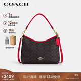 蔻驰（COACH）【品牌直供】女士手提单肩斜挎包流浪包人造革