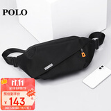 POLO胸包男士斜挎包男大容量单肩包轻便iPad包运动腰包生日礼物送男友