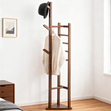 老竹匠落地简易衣帽架室内衣服架子加厚卧室可置物晾晒挂衣架收纳架子