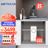 沁园（TRULIVA）净水器机家用小白鲸1000Gpro 6年RO反渗透过滤器 厨下式直饮水机UR-S51045+加热管线机W-O5411