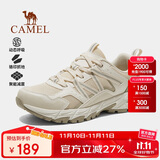 骆驼（CAMEL）户外登山鞋男女防泼水防滑徒步鞋越野运动跑鞋F24B097605