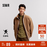 森马（Semir）夹克男冬抗静电外套摇粒绒情侣上衣109724108203