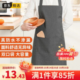 LYNN 防水防油围裙厨房男女通用家务清洁罩衣咖啡奶茶厨师工作服