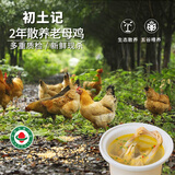 初土记 有机老母鸡2斤/只 林下散养720天皖南老母鸡礼盒 土鸡原产地直发