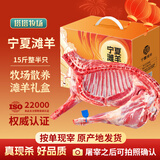 塔塔牧场宁夏滩羊肉 新鲜现杀羔羊15斤整半只 生鲜春节年货礼盒源头直发